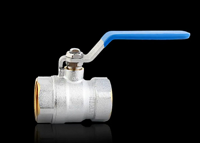  Chrome Plated Steel Handle F-F PN25 Ball Valve