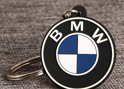 BMW Logo PVC Keychain