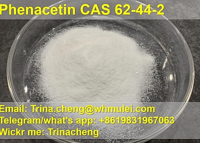 Shiny phenacetin powder crystal phenacetin supplier in China CAS 62-44-2