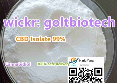 Hemp oil 99% CBD isolate powder CANNABIDIOL oil supplier Wickr:goltbiotech